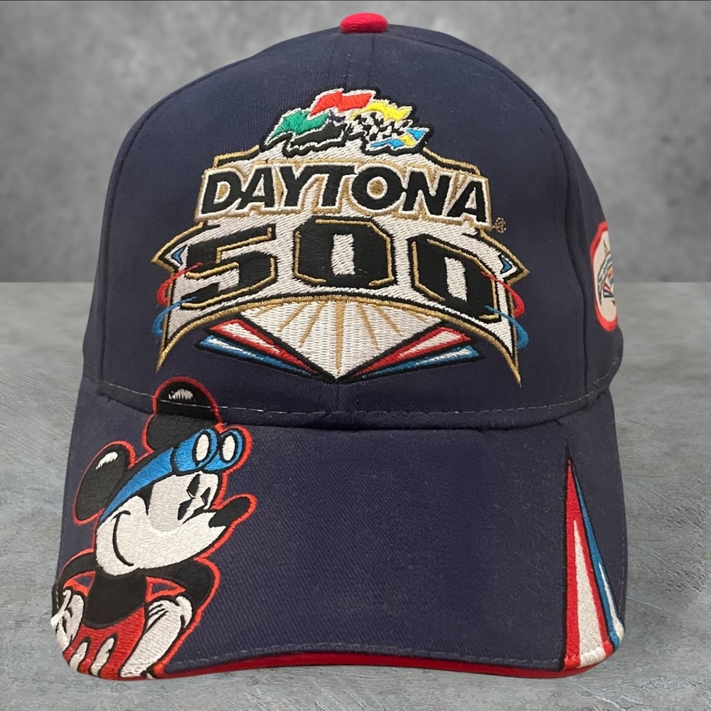 NASCAR Daytona 500 Navy Cap with Mickey Mouse